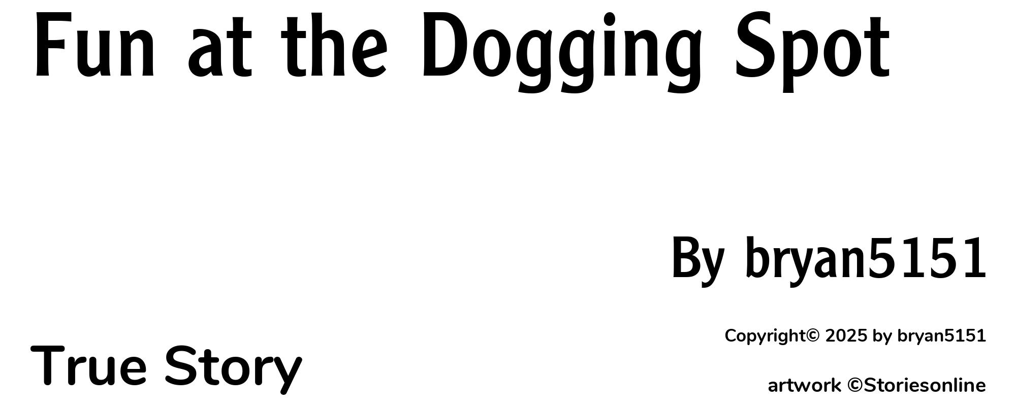 Fun at the Dogging Spot - Cover