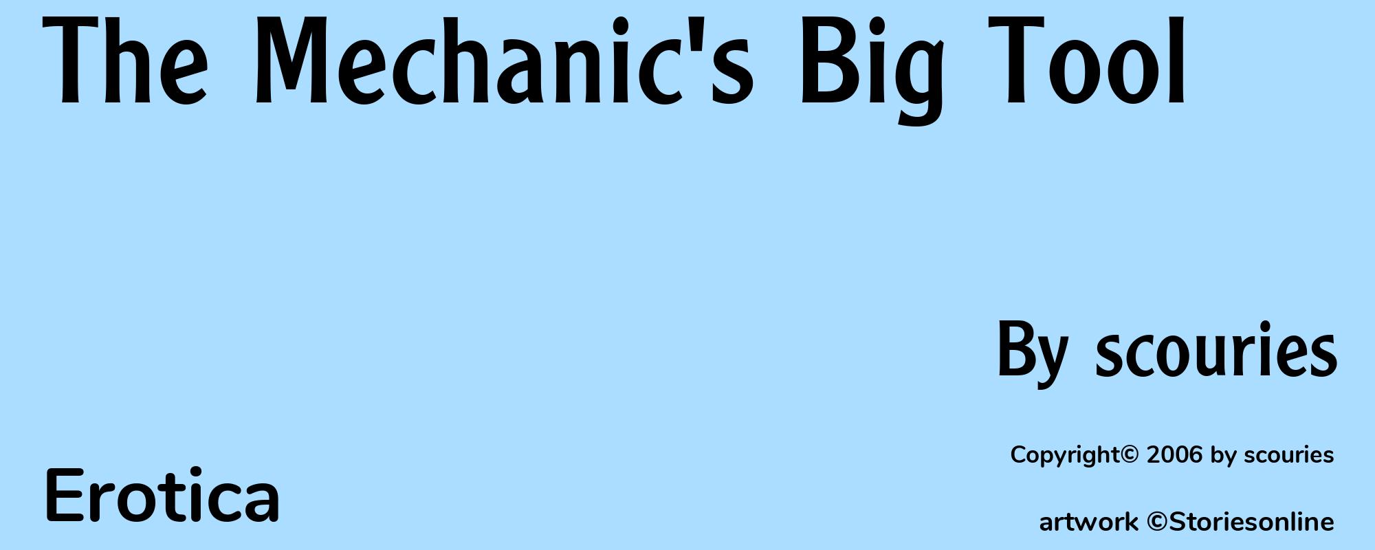 The Mechanic's Big Tool - Cover