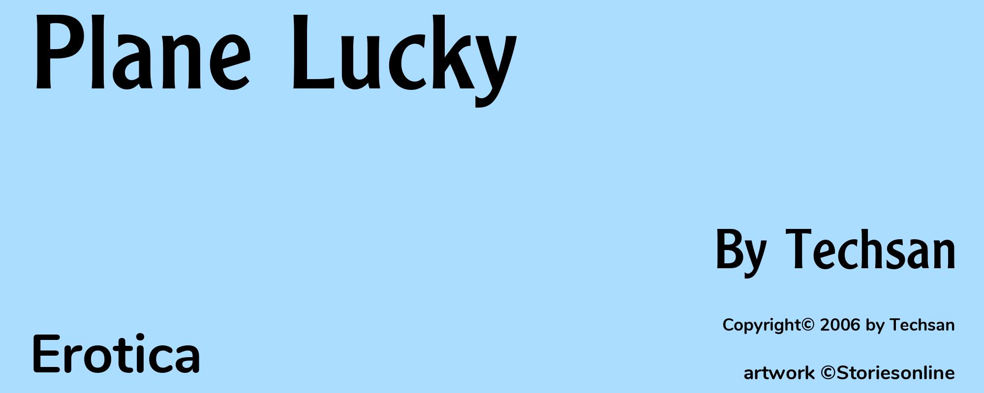 Plane Lucky - Cover