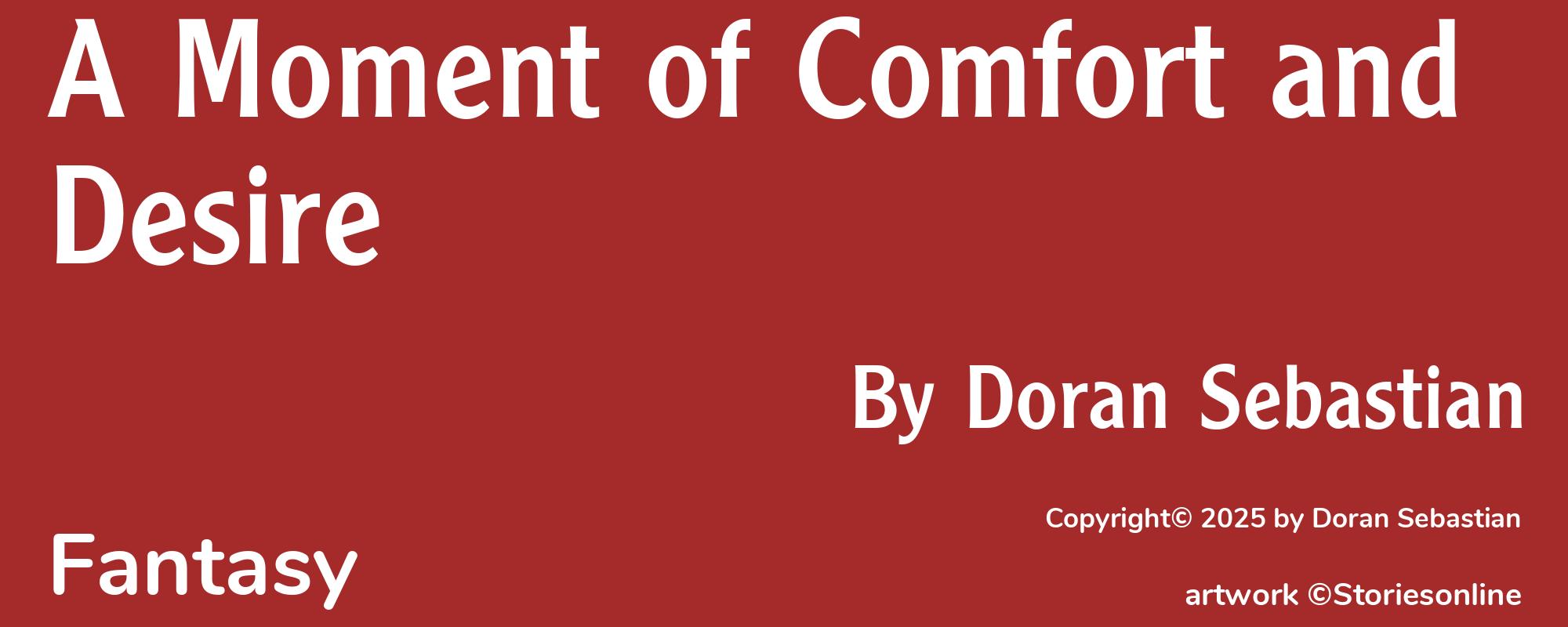 A Moment of Comfort and Desire - Cover