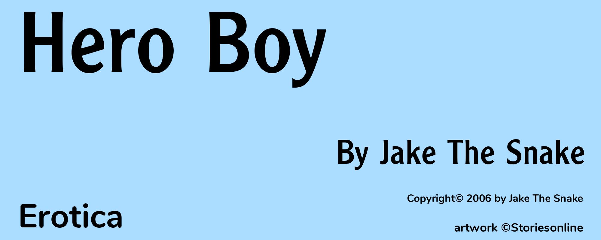 Hero Boy - Cover