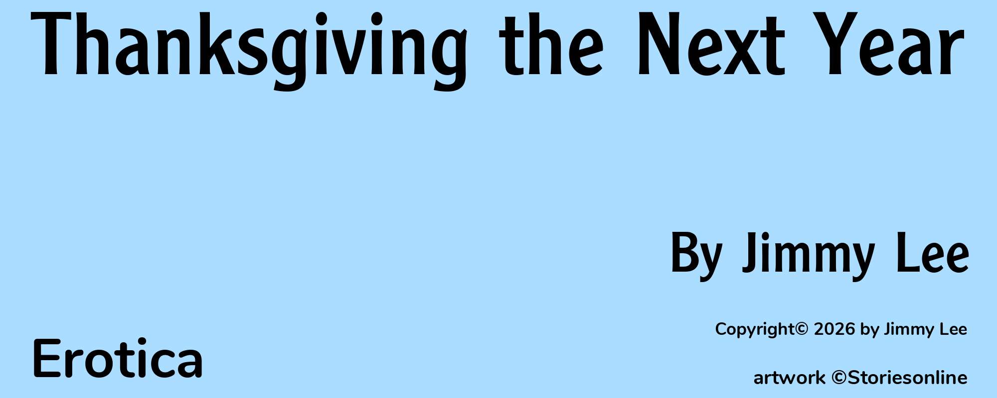 Thanksgiving the Next Year - Cover