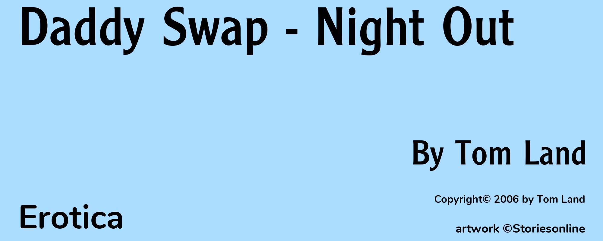 Daddy Swap - Night Out - Cover