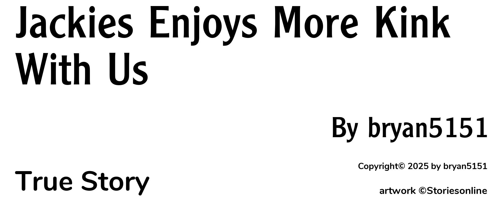 Jackies Enjoys More Kink With Us - Cover