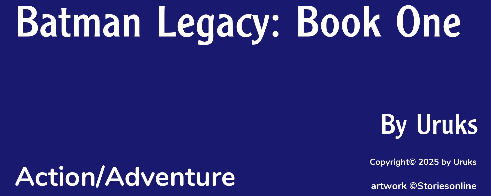 Batman Legacy: Book One - Cover