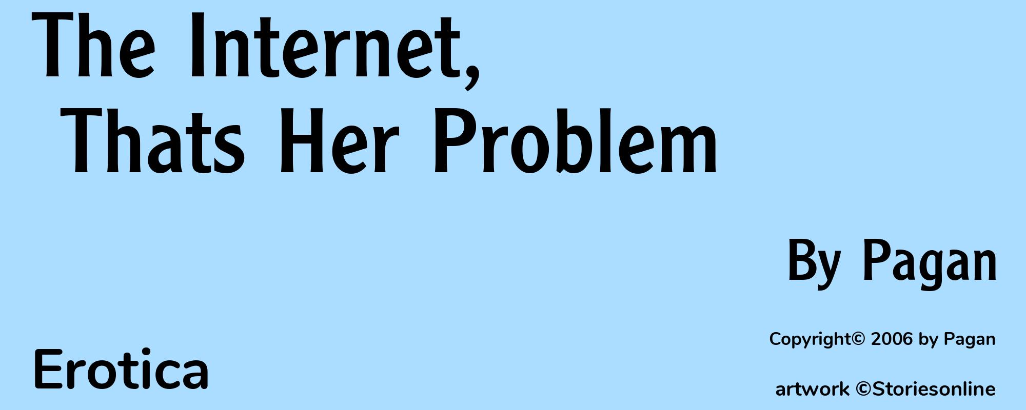 The Internet, Thats Her Problem - Cover
