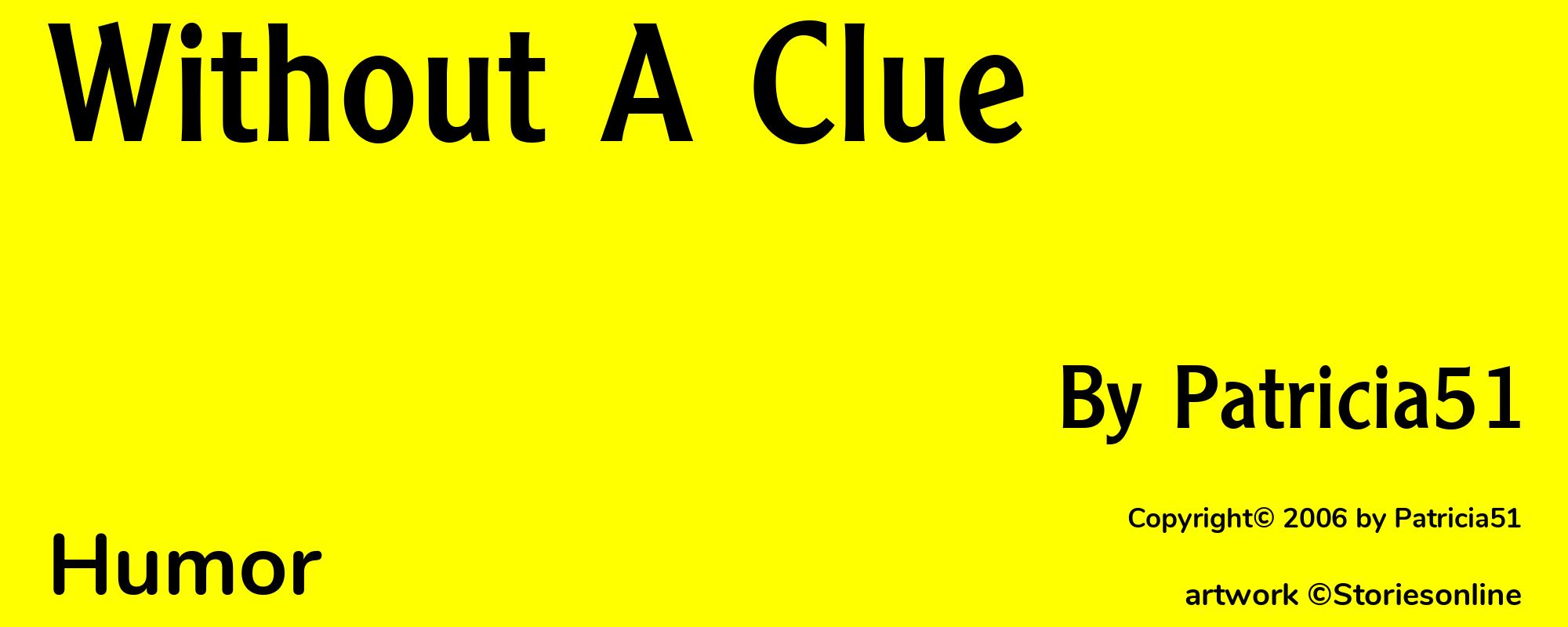 Without A Clue - Cover