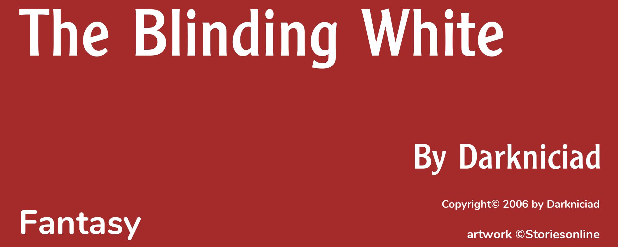 The Blinding White - Cover