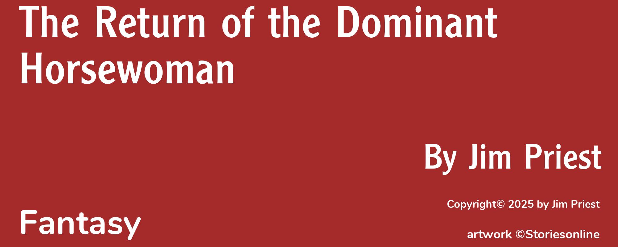 The Return of the Dominant Horsewoman - Cover