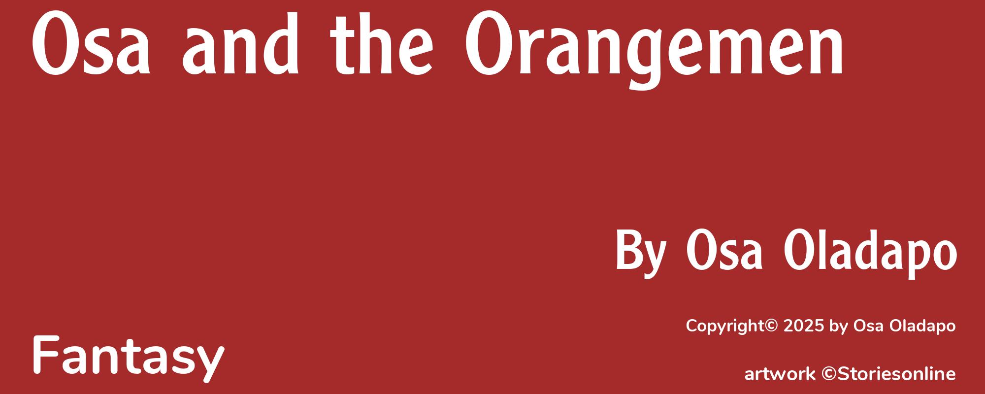 Osa and the Orangemen - Cover