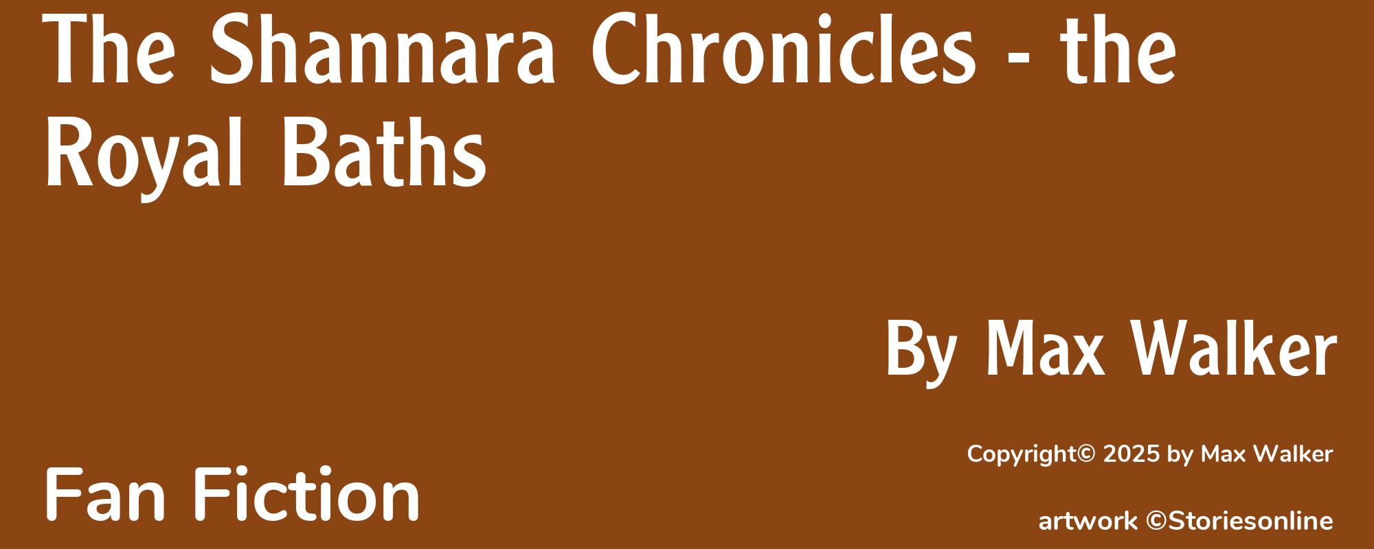 The Shannara Chronicles - the Royal Baths - Cover