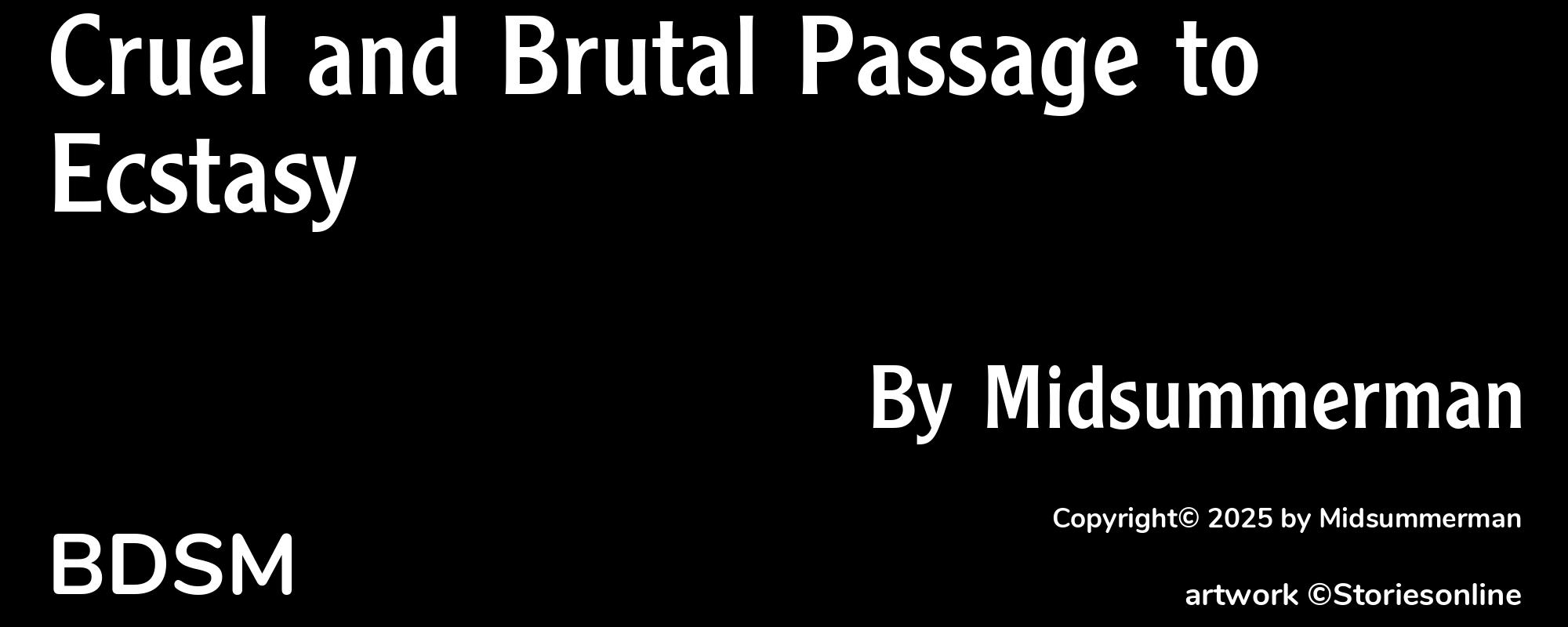Cruel and Brutal Passage to Ecstasy - Cover