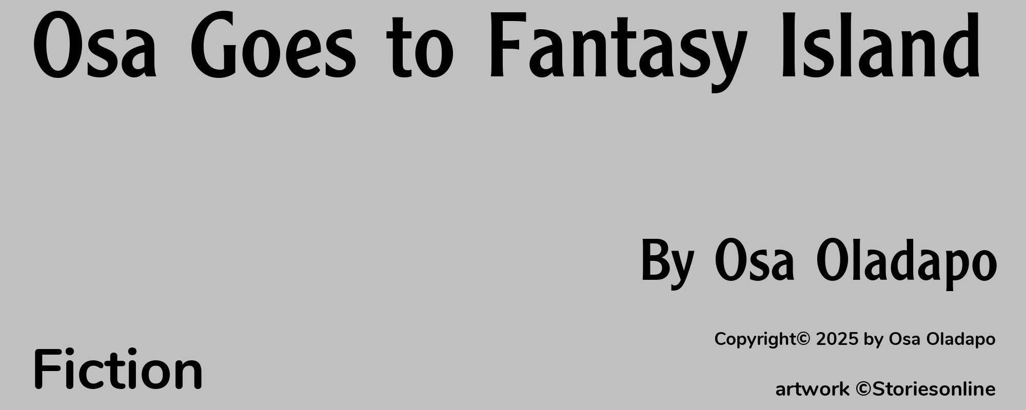 Osa Goes to Fantasy Island - Cover