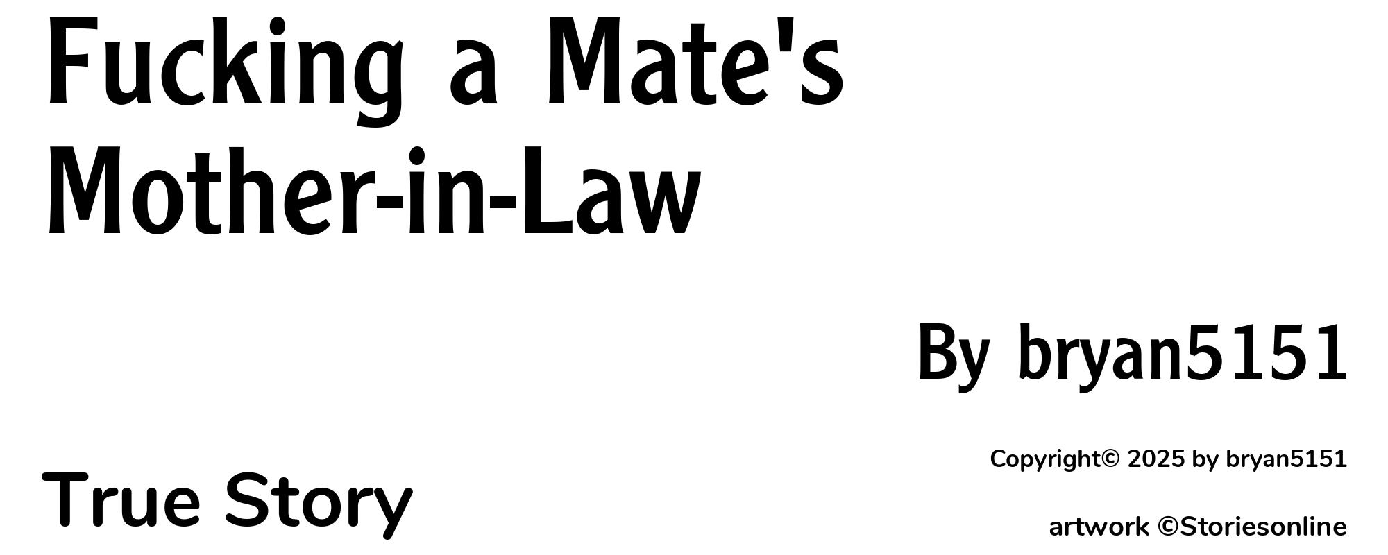 Fucking a Mate's Mother-in-Law - Cover