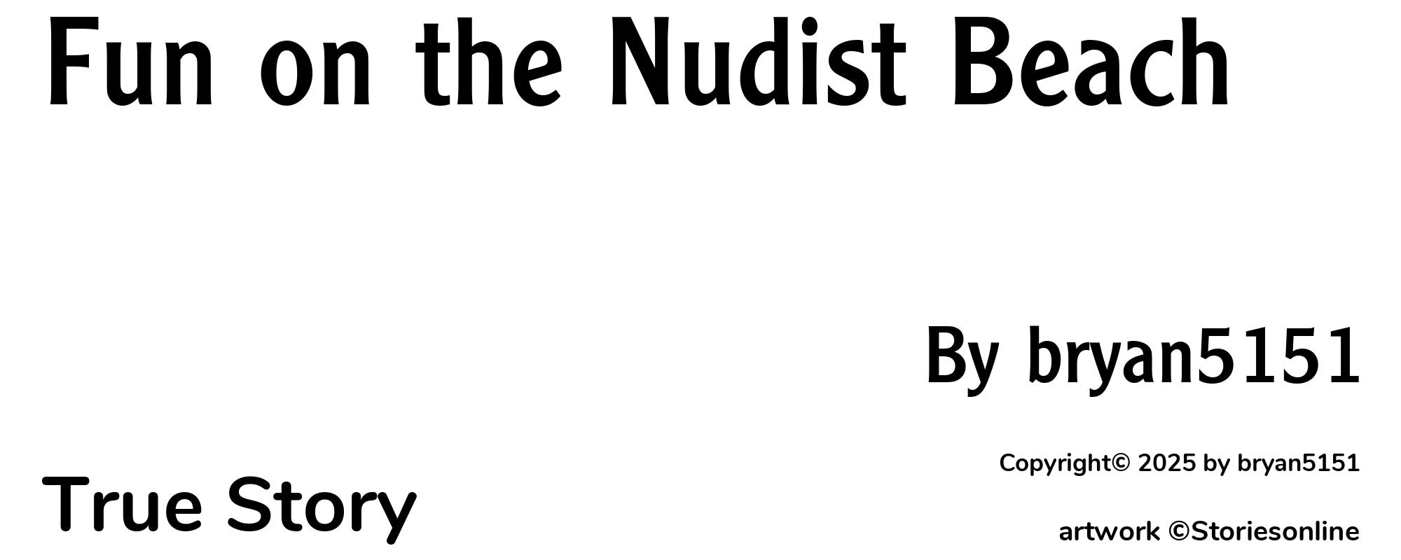 Fun on the Nudist Beach - Cover
