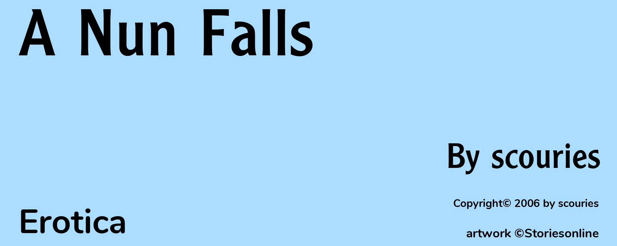 A Nun Falls - Cover