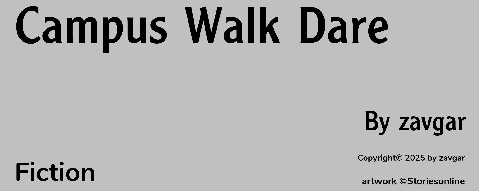 Campus Walk Dare - Cover