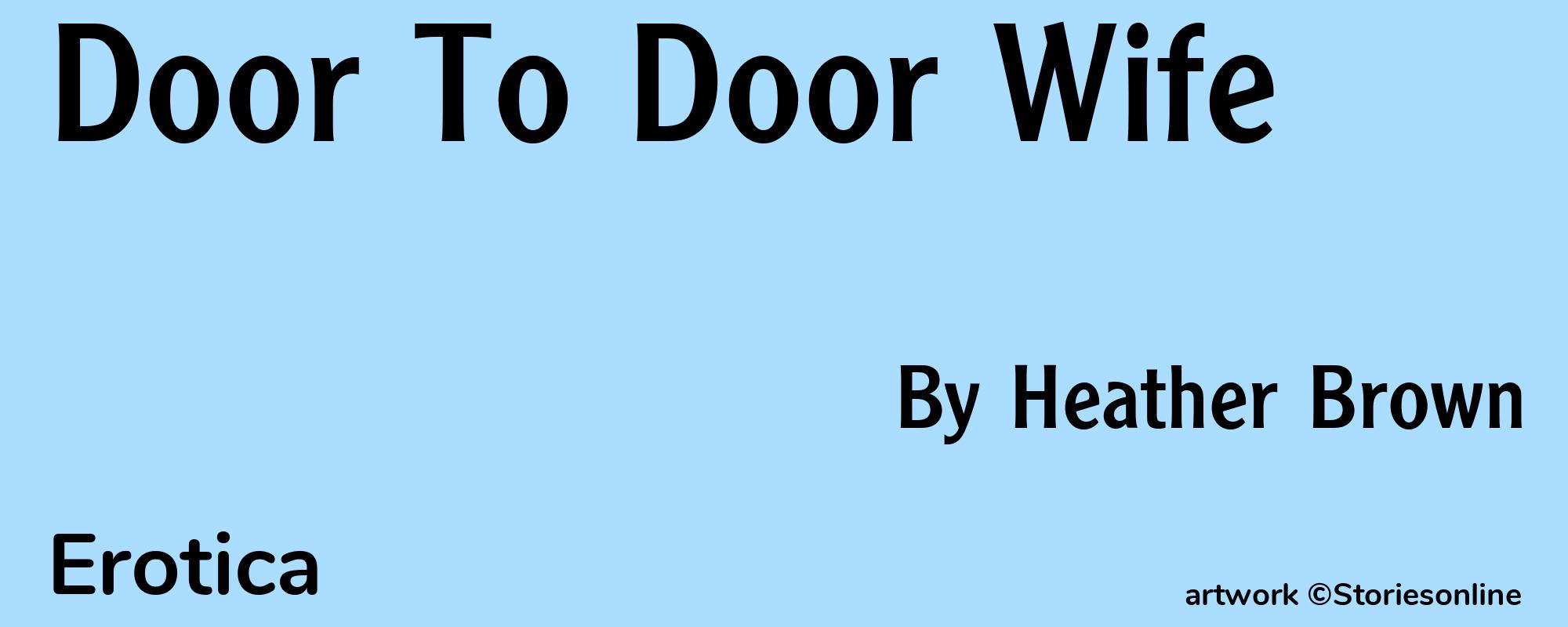 Door To Door Wife - Cover