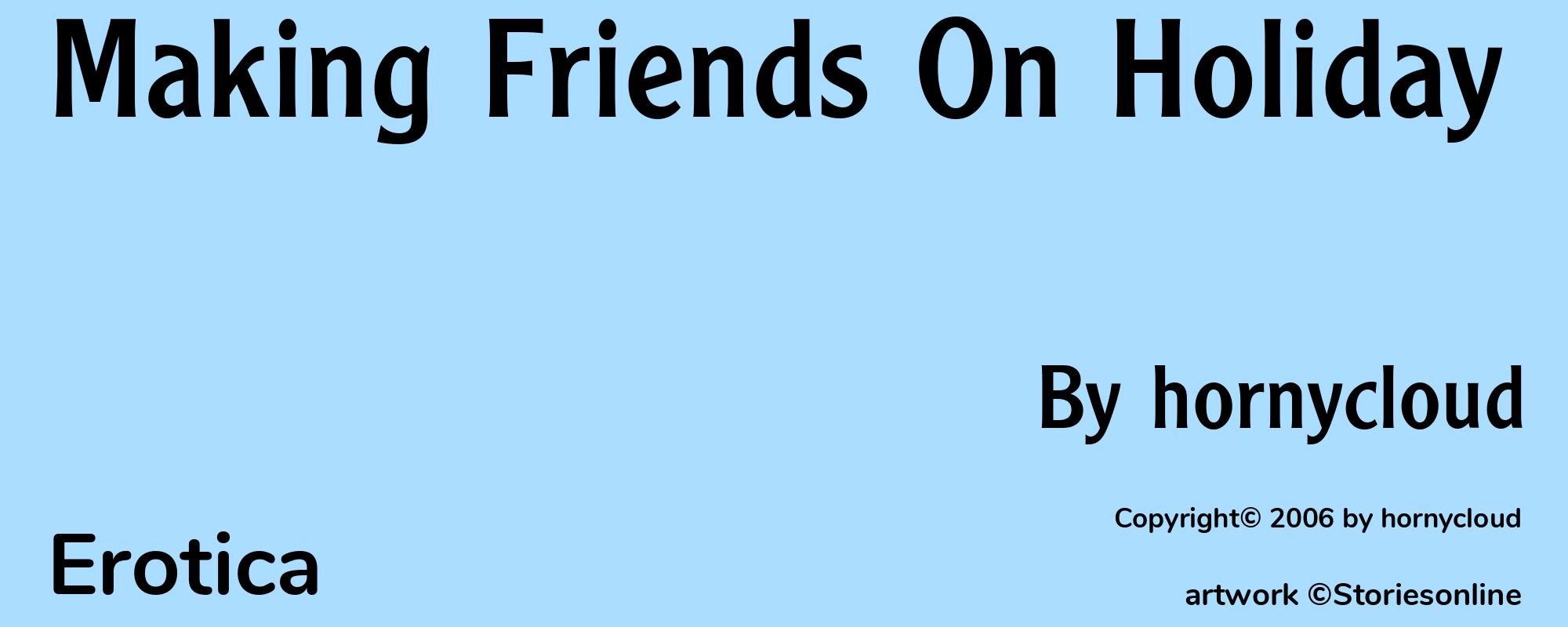 Making Friends On Holiday - Cover