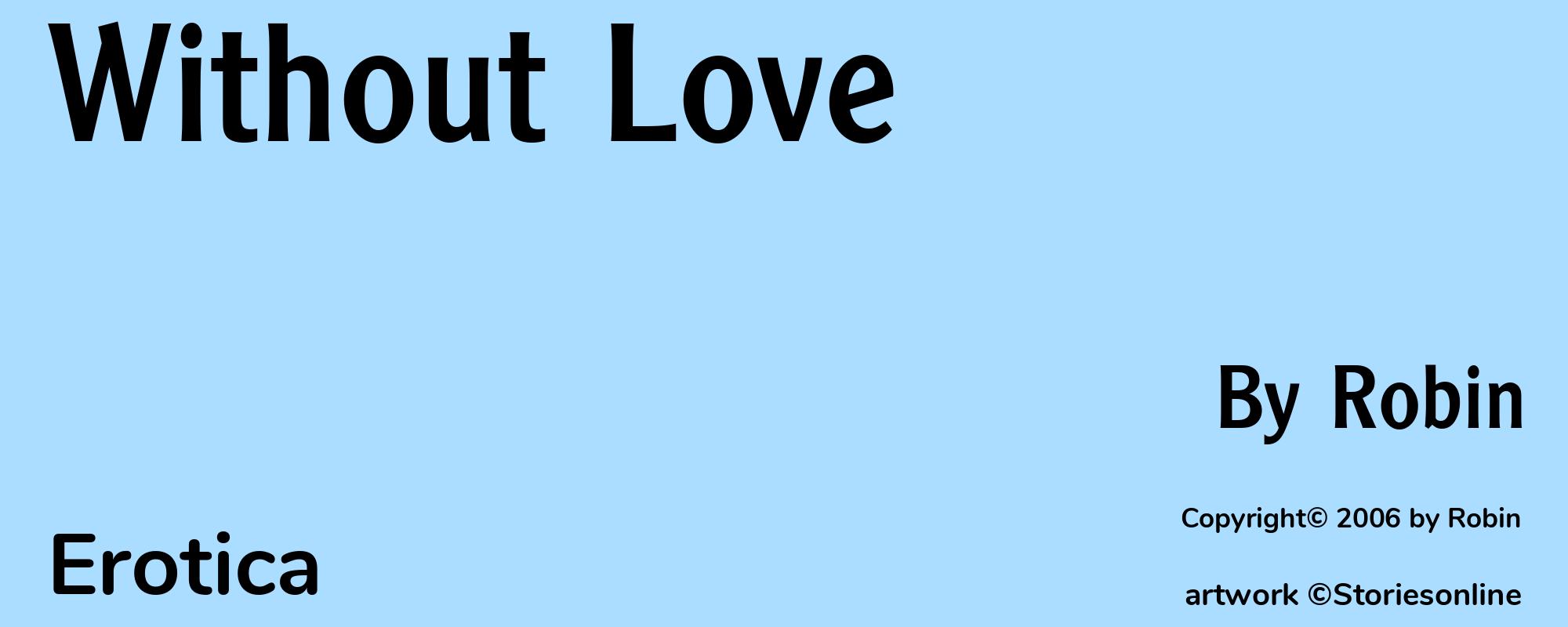 Without Love - Cover