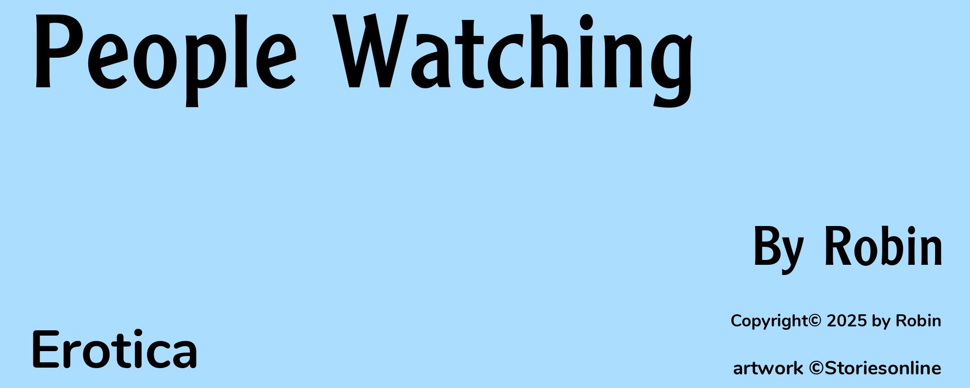 People Watching - Cover
