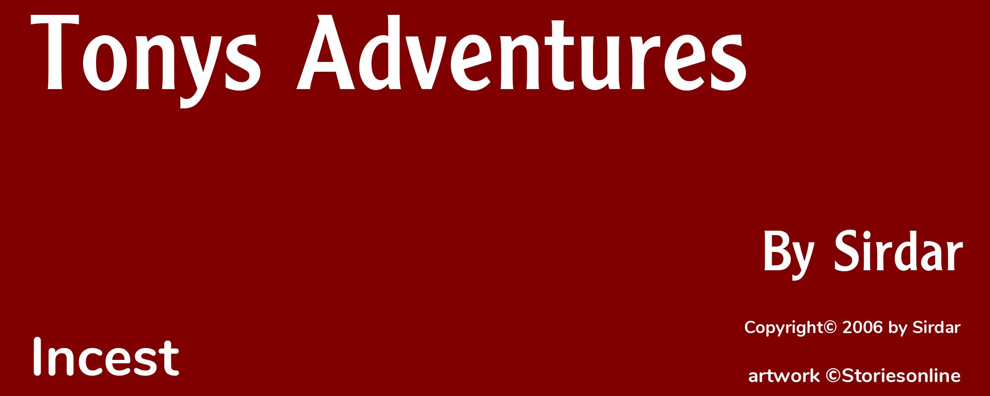 Tonys Adventures - Cover