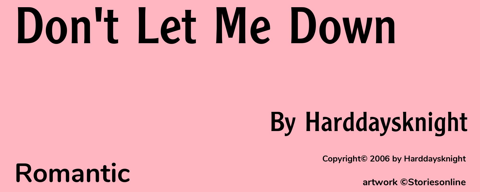 Don't Let Me Down - Cover