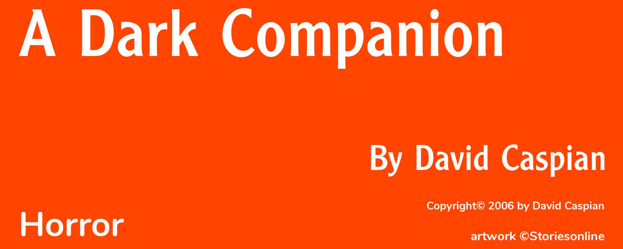 A Dark Companion - Cover