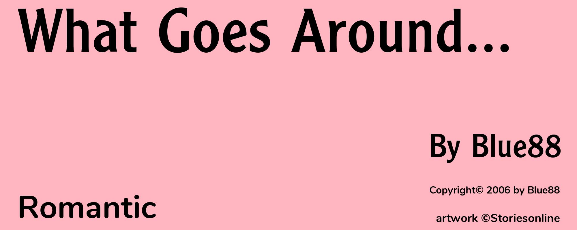 What Goes Around... - Cover