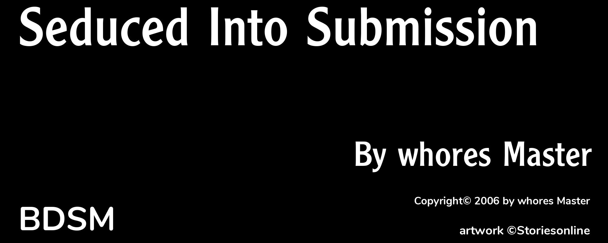 Seduced Into Submission - Cover