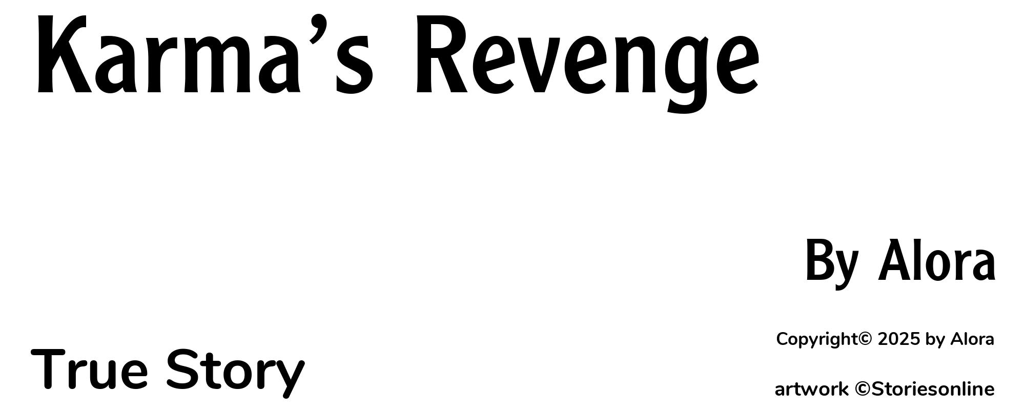 Karma’s Revenge - Cover