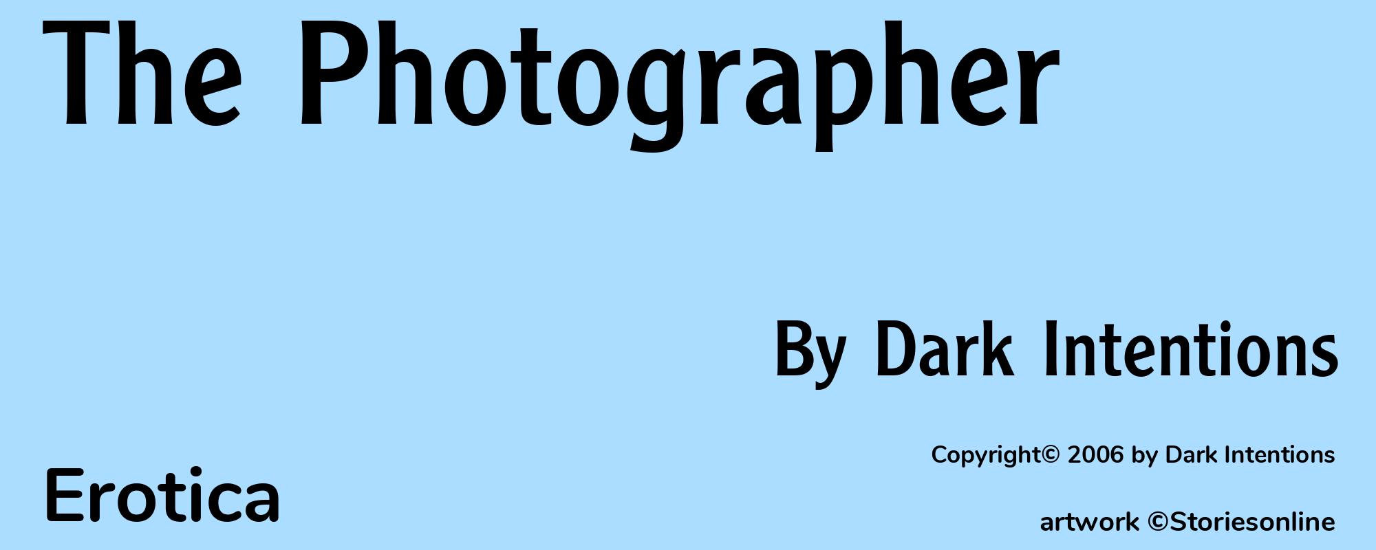 The Photographer - Cover