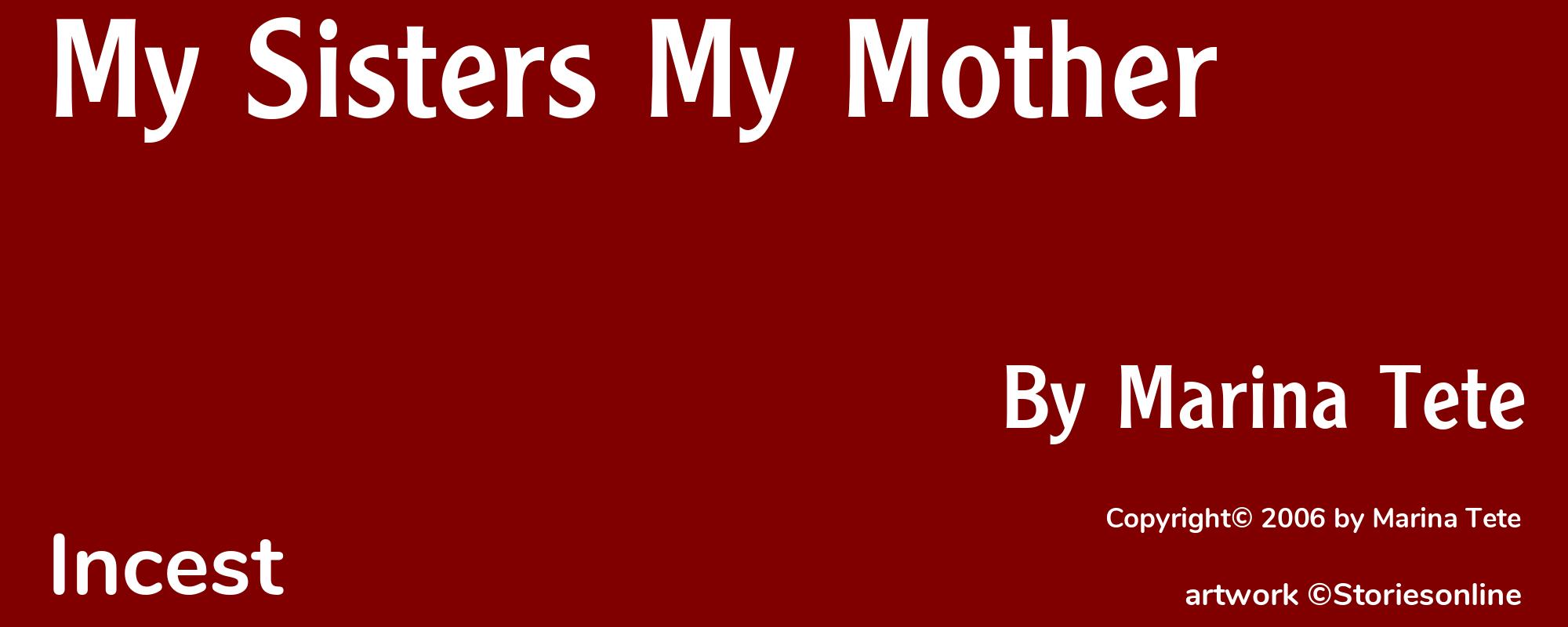 My Sisters My Mother - Cover
