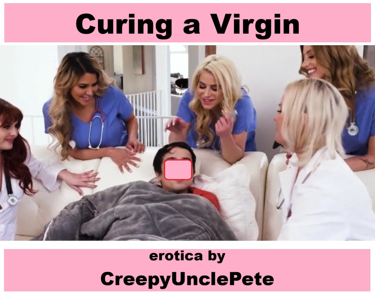 Curing a Virgin - illustrated - Cover