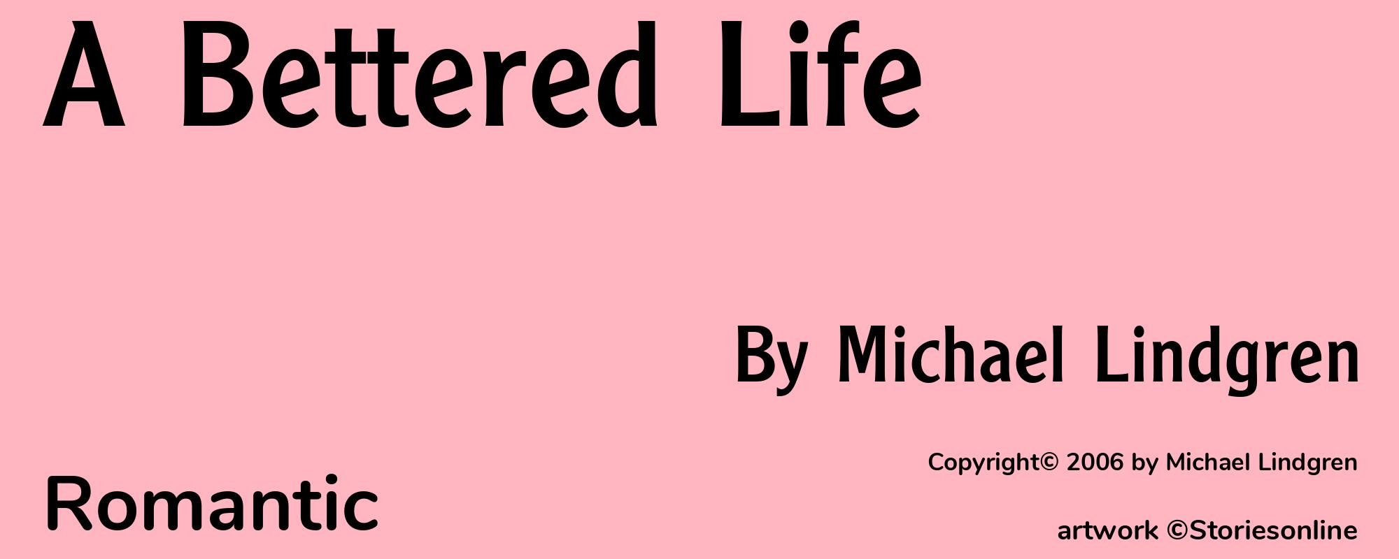 A Bettered Life - Cover