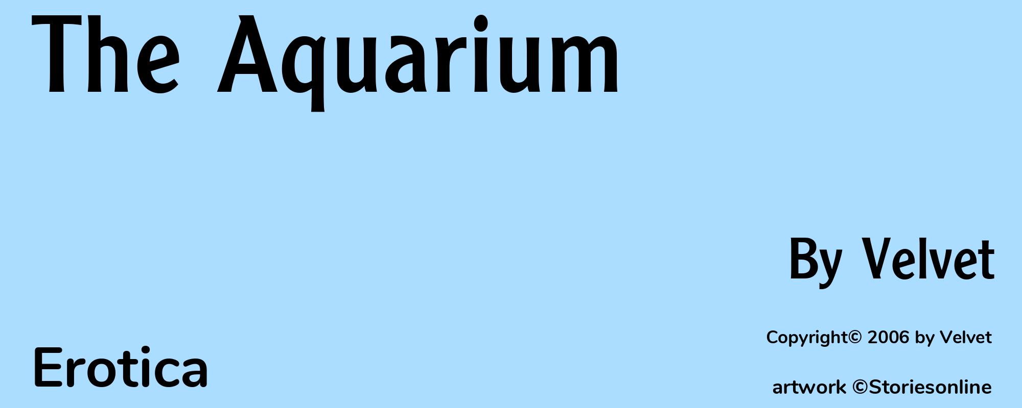 The Aquarium - Cover