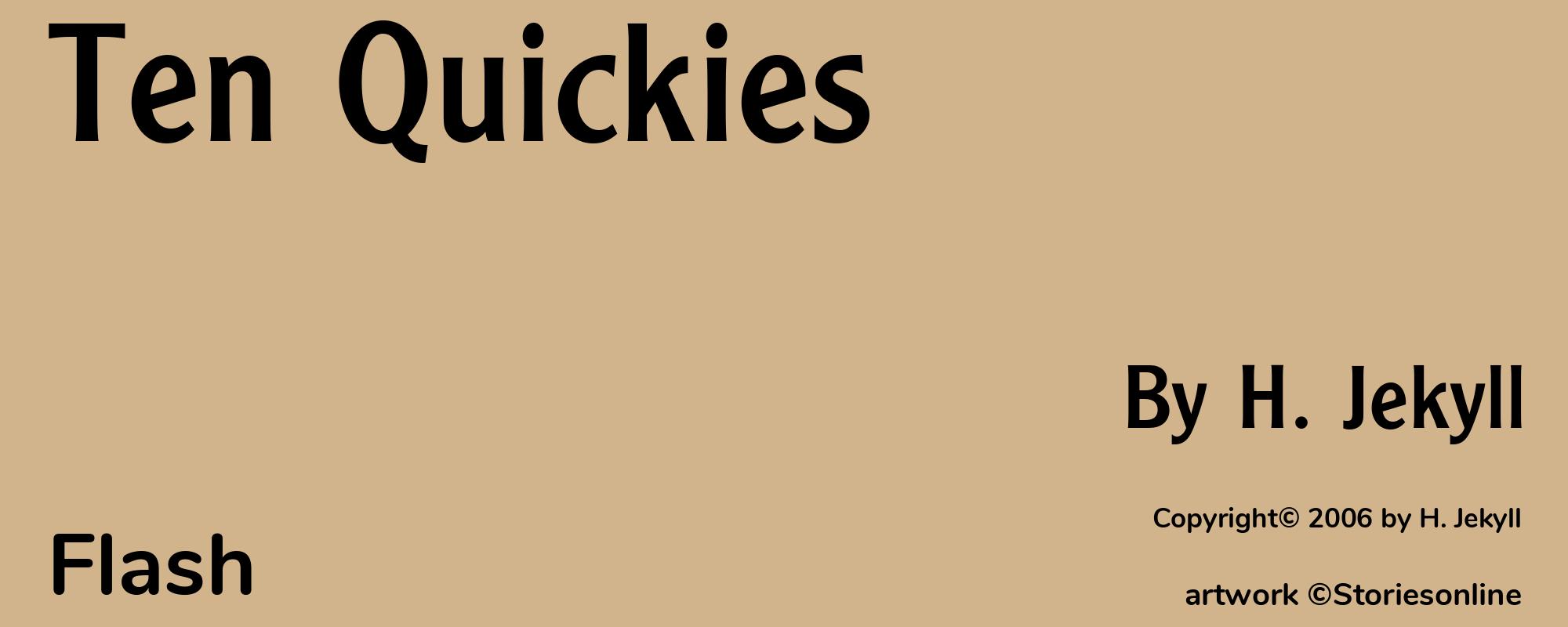 Ten Quickies - Cover