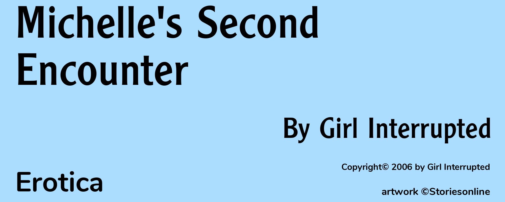 Michelle's Second Encounter - Cover