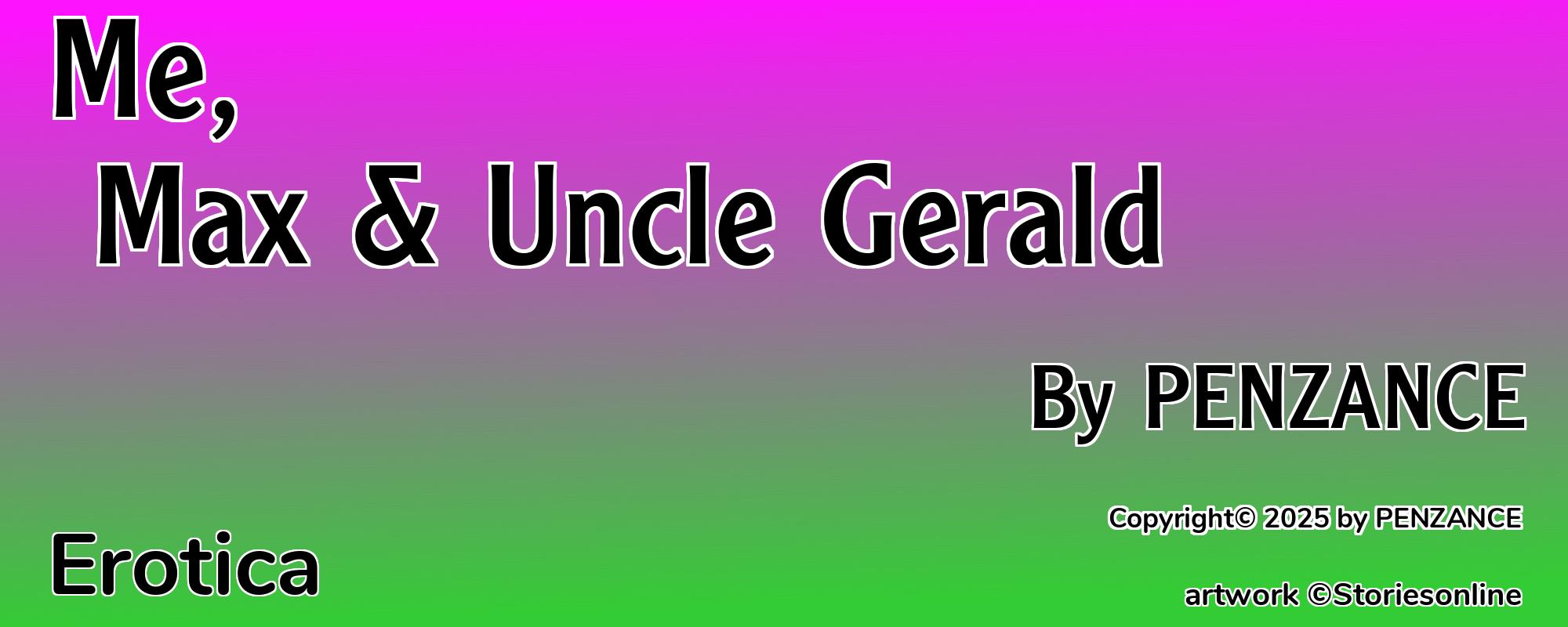 Me, Max & Uncle Gerald - Cover