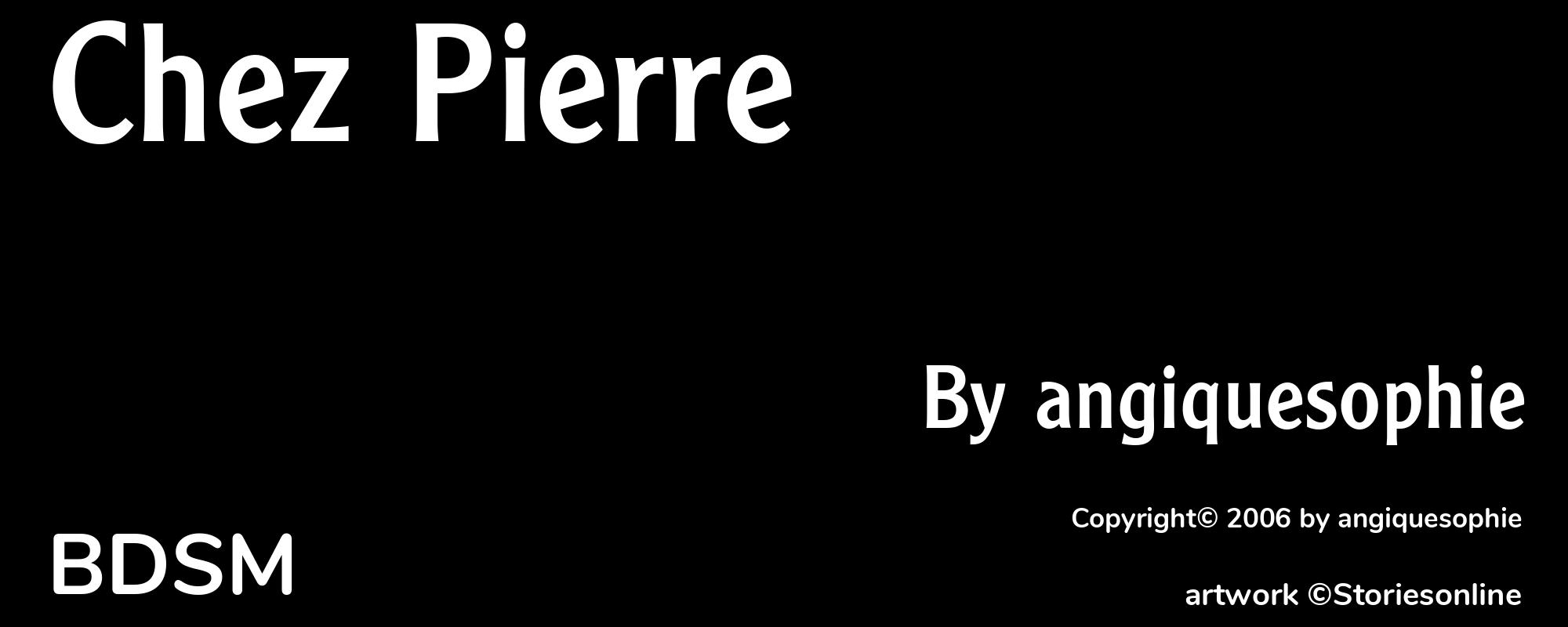 Chez Pierre - Cover