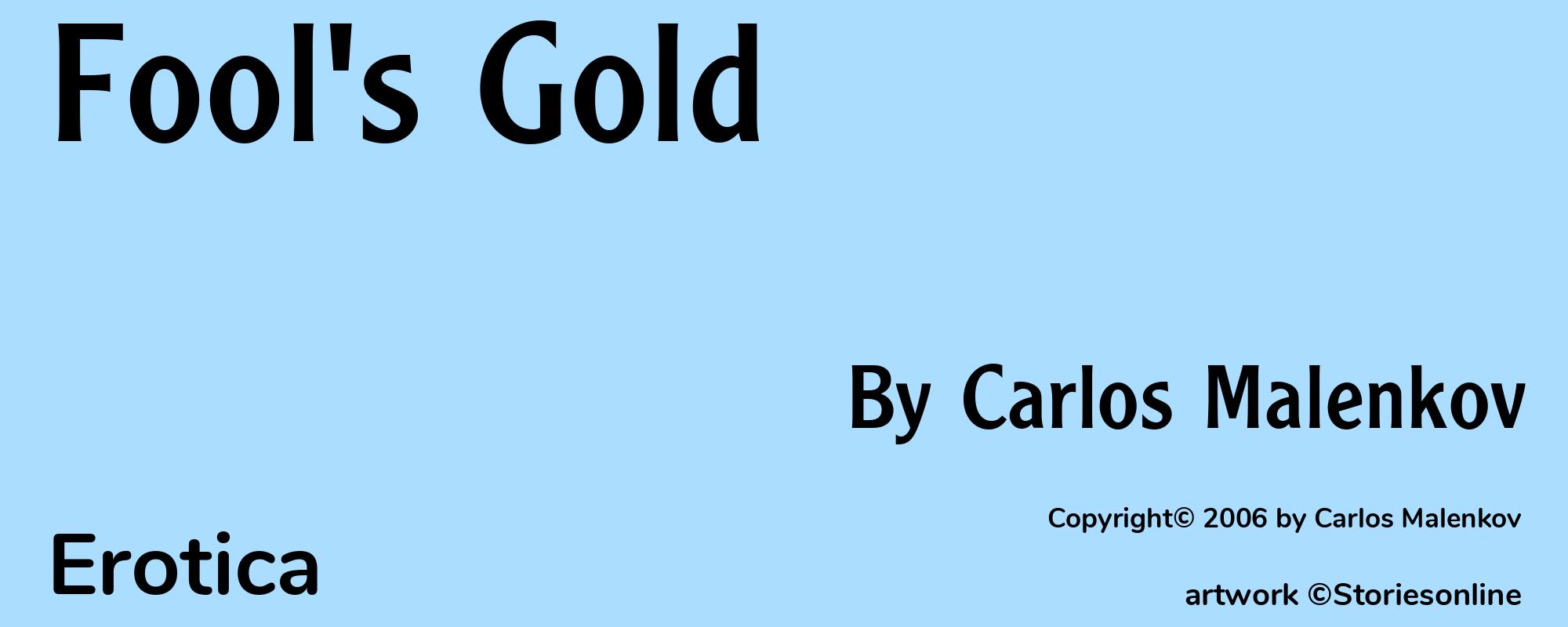 Fool's Gold - Cover