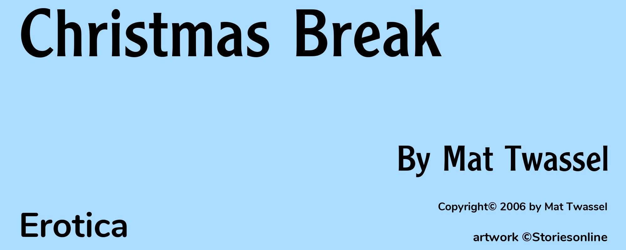 Christmas Break - Cover