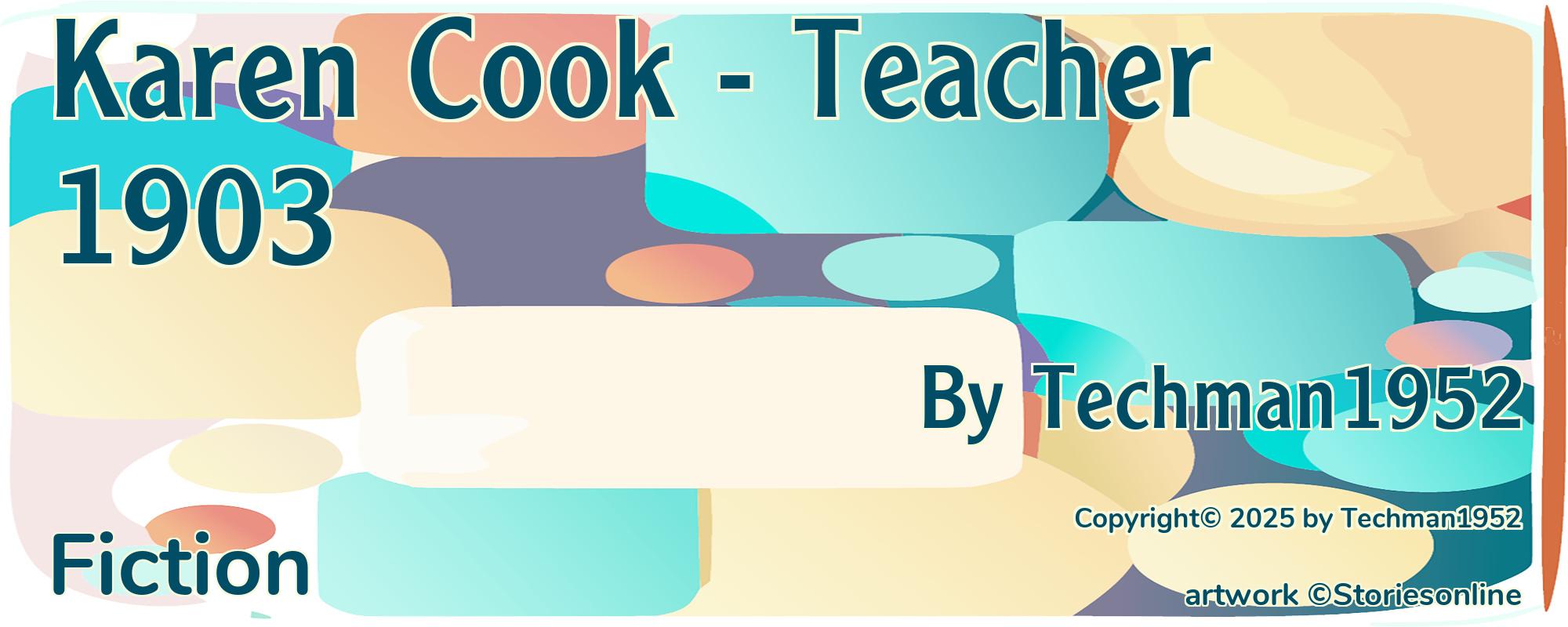 Karen Cook - Teacher 1903 - Cover