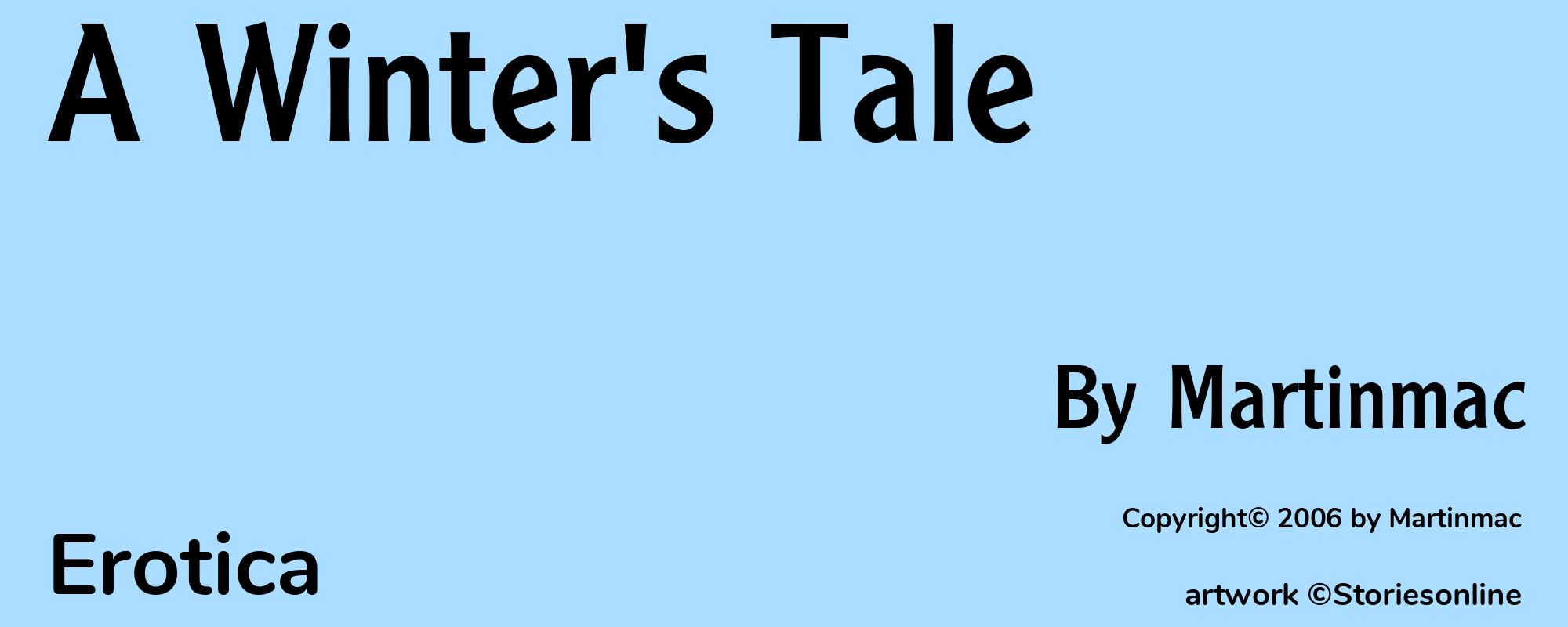 A Winter's Tale - Cover