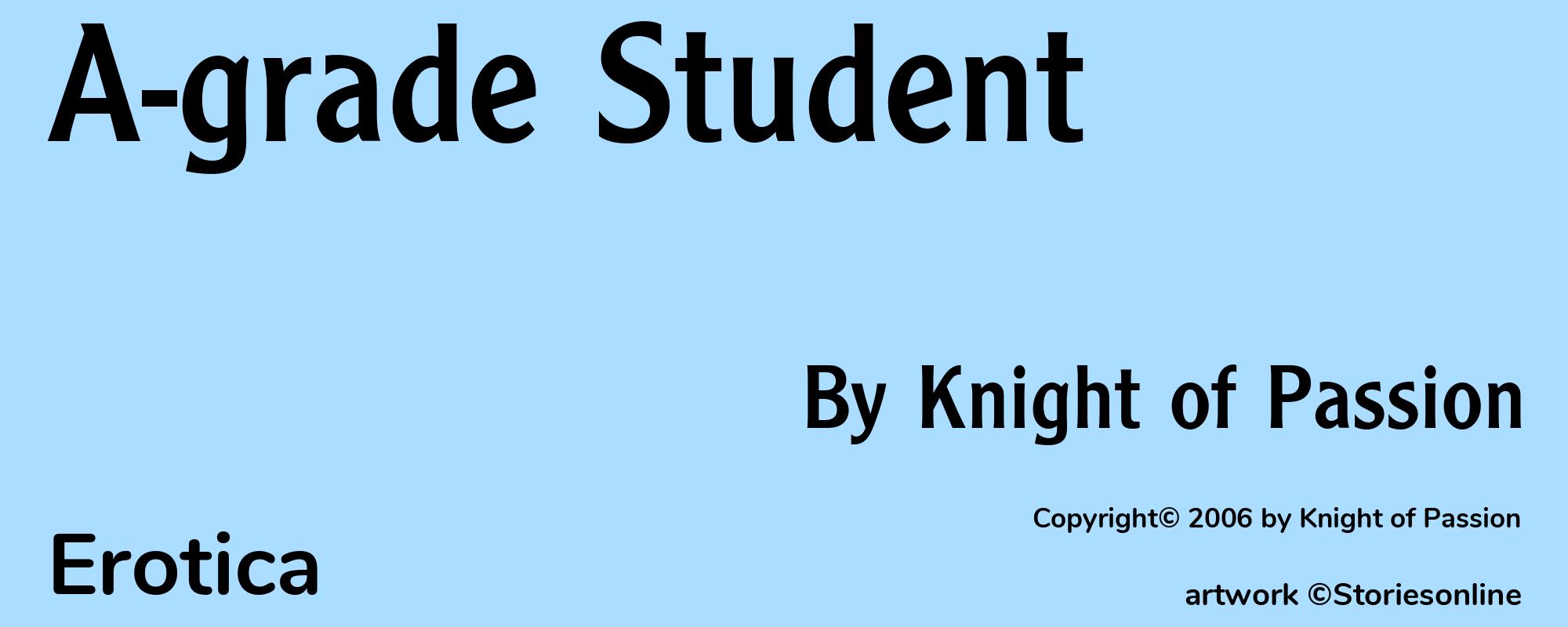 A-grade Student - Cover