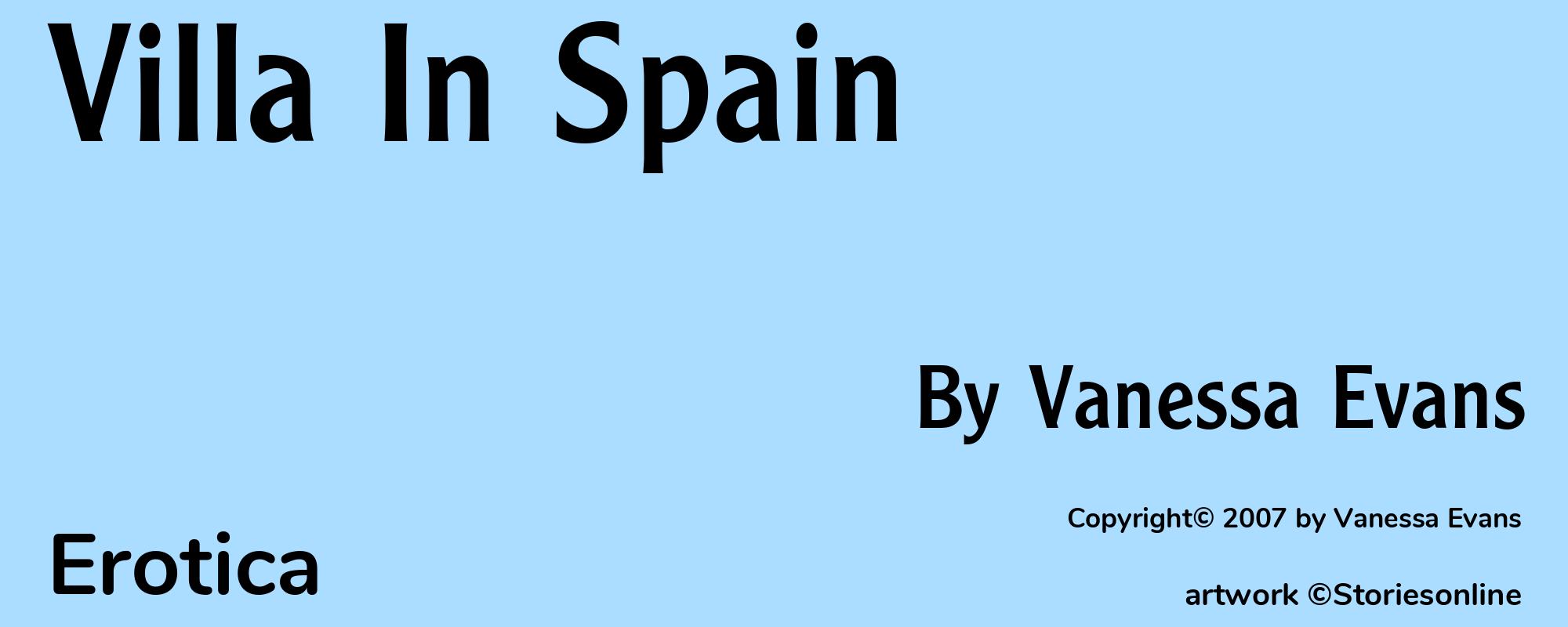 Villa In Spain - Cover