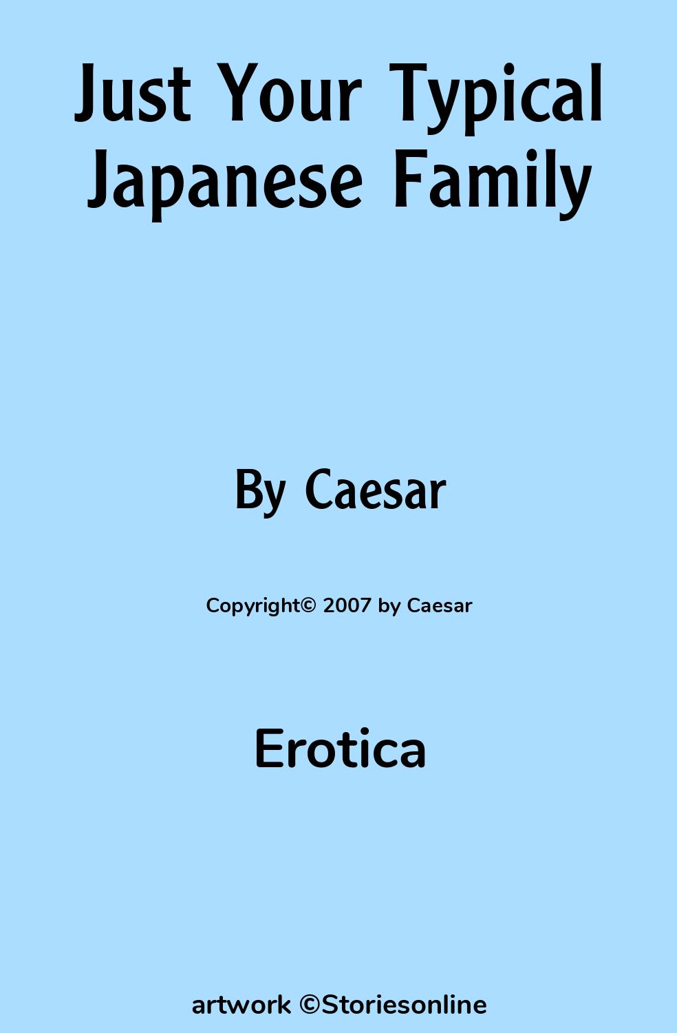 Just Your Typical Japanese Family - Erotica Sex Story