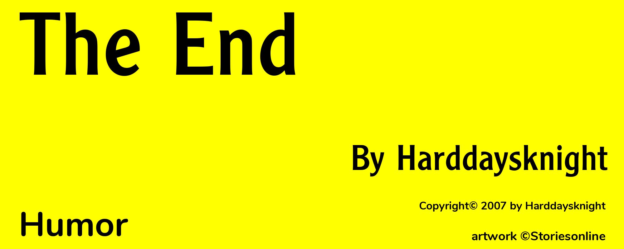 The End - Cover