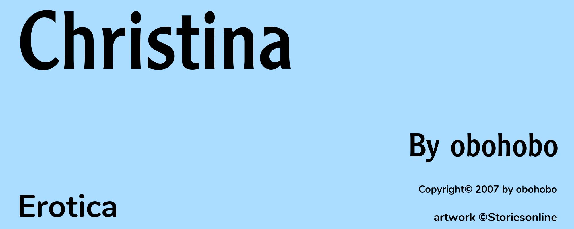 Christina - Cover