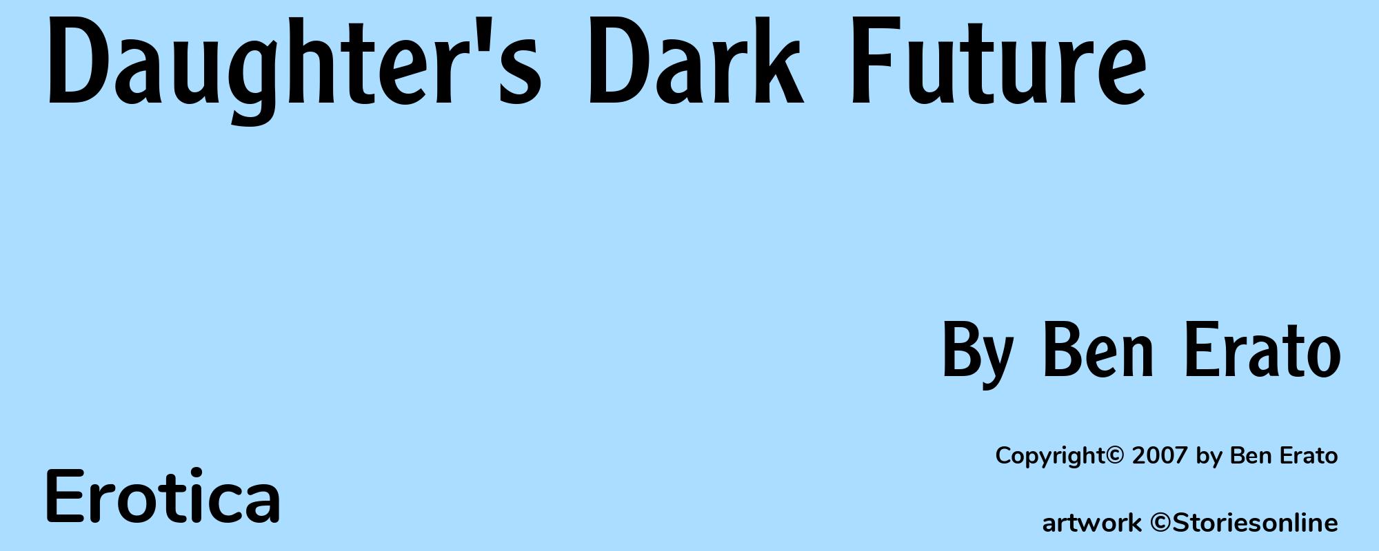 Daughter's Dark Future - Cover